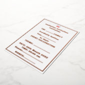 STIJLVOL MODERN WIT GEVERIFIEERD BRANDED FOLIE UITNODIGING (Gedraaid)