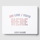 STIJLVOL MODERN  WIT GEVERIFIEERD BRANDED GASTENBOEK (Achterkant)