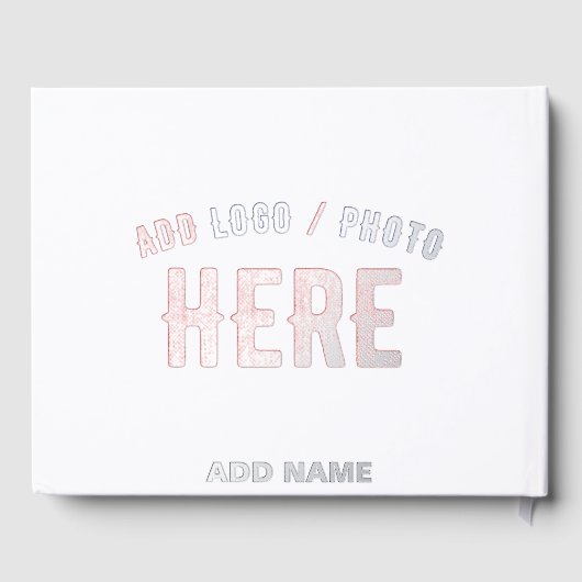 STIJLVOL MODERN  WIT GEVERIFIEERD BRANDED GASTENBOEK (Achterkant)