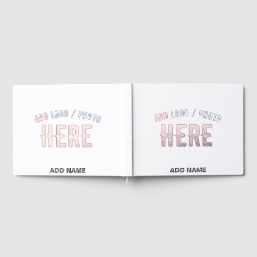 STIJLVOL MODERN  WIT GEVERIFIEERD BRANDED GASTENBOEK (Volledig)