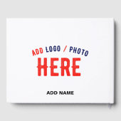 STIJLVOL MODERN  WIT GEVERIFIEERD BRANDED GASTENBOEK (Achterkant)