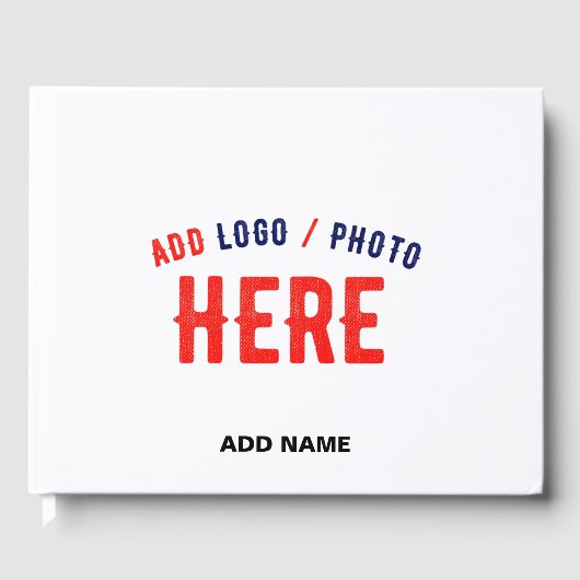 STIJLVOL MODERN  WIT GEVERIFIEERD BRANDED GASTENBOEK (Voorkant)