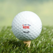 STIJLVOL MODERN WIT GEVERIFIEERD BRANDED GOLFBALLEN (Insitu Shirt)