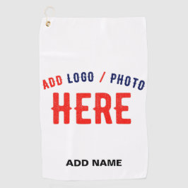 STIJLVOL MODERN  WIT GEVERIFIEERD BRANDED GOLFHANDDOEK