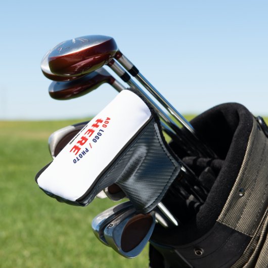 STIJLVOL MODERN  WIT GEVERIFIEERD BRANDED GOLFHEADCOVER (Insitu)