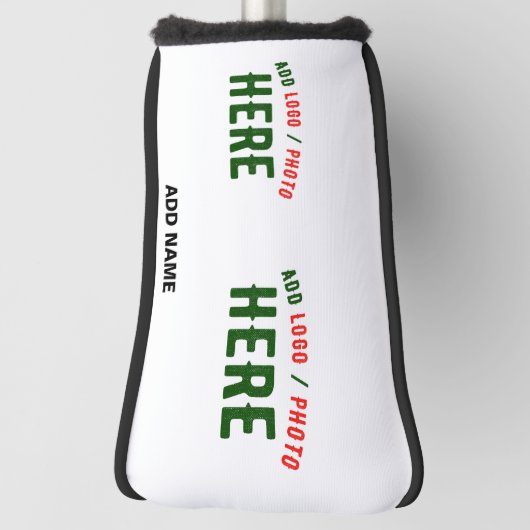 STIJLVOL MODERN  WIT GEVERIFIEERD BRANDED GOLFHEADCOVER (Draai 90)