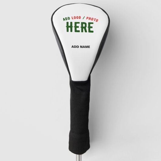 STIJLVOL MODERN WIT GEVERIFIEERD BRANDED GOLFHEADCOVER (Voorkant)