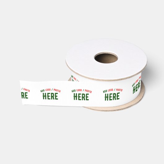 STIJLVOL MODERN WIT GEVERIFIEERD BRANDED GROSGRAIN LINT (Spoel)