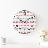 STIJLVOL MODERN WIT GEVERIFIEERD BRANDED GROTE KLOK (Huis)