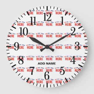 STIJLVOL MODERN WIT GEVERIFIEERD BRANDED GROTE KLOK