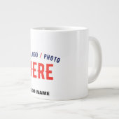 STIJLVOL MODERN WIT GEVERIFIEERD BRANDED GROTE KOFFIEKOP (Voorkant rechts)