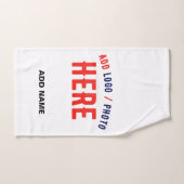 STIJLVOL MODERN  WIT GEVERIFIEERD BRANDED HANDDOEK (Handdoek)