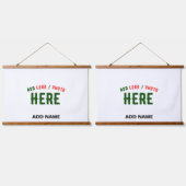 STIJLVOL MODERN  WIT GEVERIFIEERD BRANDED HANGEND WANDKLEED (Dubbel)