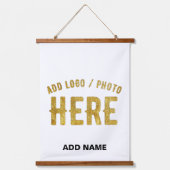 STIJLVOL MODERN  WIT GEVERIFIEERD BRANDED HANGEND WANDKLEED (Voorkant)