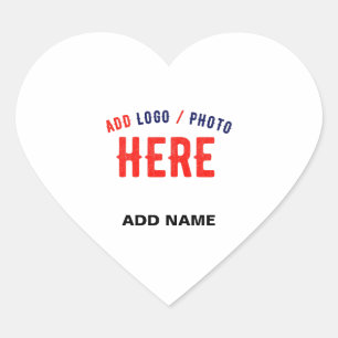STIJLVOL MODERN WIT GEVERIFIEERD BRANDED HART STICKER