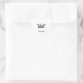 STIJLVOL MODERN WIT GEVERIFIEERD BRANDED HART STICKER (Tas)