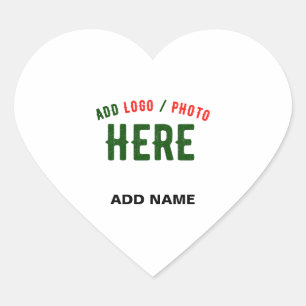 STIJLVOL MODERN  WIT GEVERIFIEERD BRANDED HART STICKER