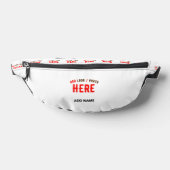 STIJLVOL MODERN  WIT GEVERIFIEERD BRANDED HEUPTASJE (Liggend)