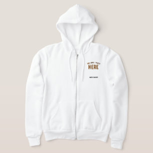 STIJLVOL MODERN WIT GEVERIFIEERD BRANDED HOODIE