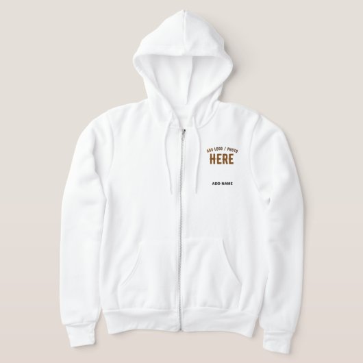STIJLVOL MODERN  WIT GEVERIFIEERD BRANDED HOODIE (Laagn)