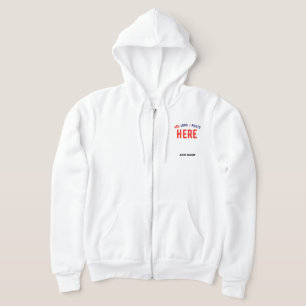 STIJLVOL MODERN  WIT GEVERIFIEERD BRANDED HOODIE