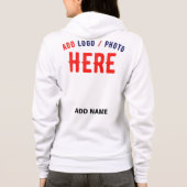 STIJLVOL MODERN WIT GEVERIFIEERD BRANDED HOODIE (Achterkant)