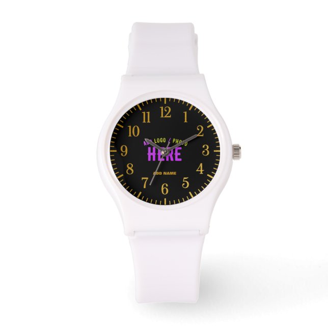 STIJLVOL MODERN  WIT GEVERIFIEERD BRANDED HORLOGE (Voorkant)