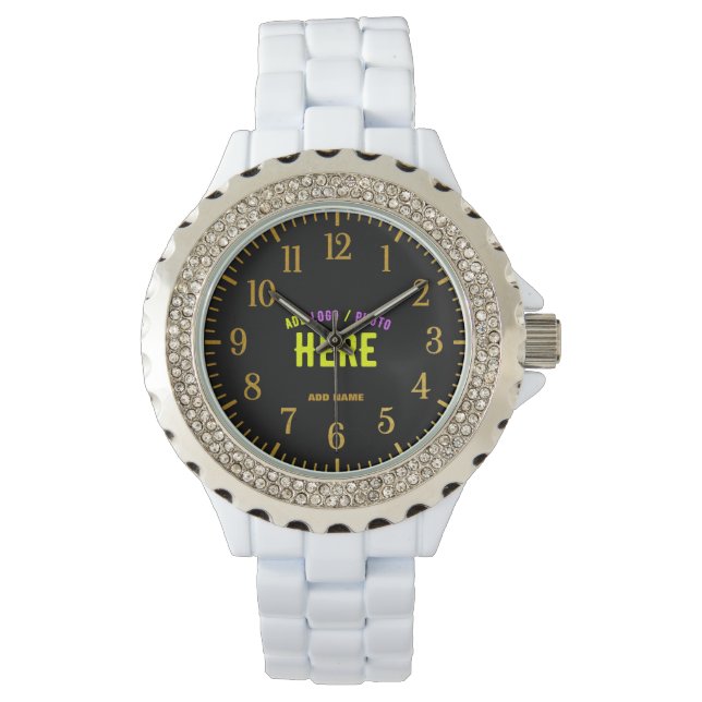 STIJLVOL MODERN  WIT GEVERIFIEERD BRANDED HORLOGE (Voorkant)