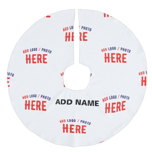 STIJLVOL MODERN WIT GEVERIFIEERD BRANDED IMITATIE LINNEN KERSTBOOM KLEED (Voorkant)