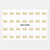 STIJLVOL MODERN WIT GEVERIFIEERD BRANDED INPAKPAPIER VEL (Voorkant 3)