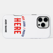 STIJLVOL MODERN  WIT GEVERIFIEERD BRANDED iPhone HOESJE (Achterkant horizontaal)
