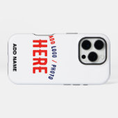 STIJLVOL MODERN WIT GEVERIFIEERD BRANDED iPhone HOESJE (Achterkant horizontaal)