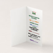 STIJLVOL MODERN  WIT GEVERIFIEERD BRANDED KAART (Binnen)