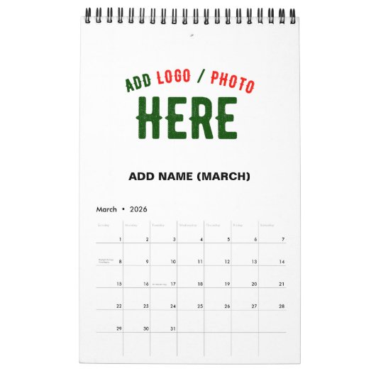 STIJLVOL MODERN  WIT GEVERIFIEERD BRANDED KALENDER (Mar 2026)