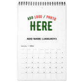 STIJLVOL MODERN WIT GEVERIFIEERD BRANDED KALENDER (Jan 2026)