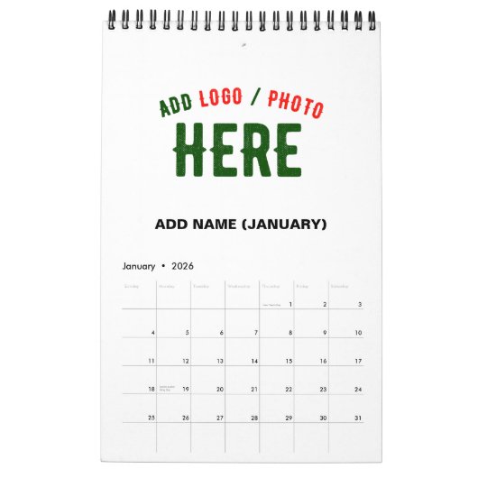 STIJLVOL MODERN  WIT GEVERIFIEERD BRANDED KALENDER (Jan 2026)