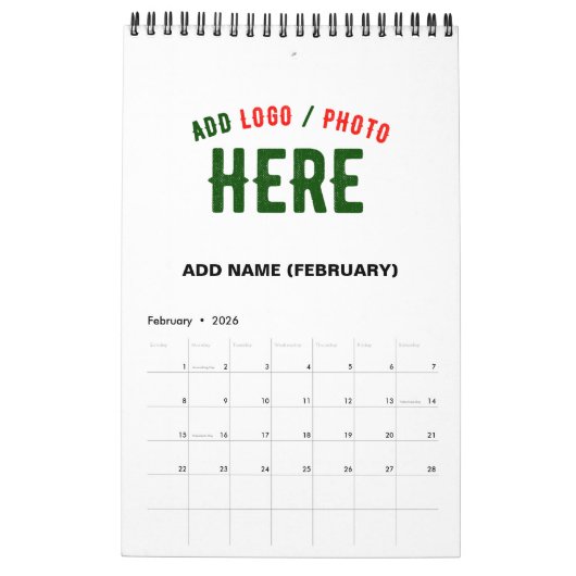 STIJLVOL MODERN  WIT GEVERIFIEERD BRANDED KALENDER (Feb 2026)