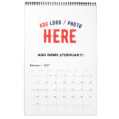 STIJLVOL MODERN WIT GEVERIFIEERD BRANDED KALENDER (Feb 2027)