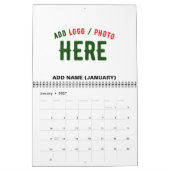 STIJLVOL MODERN  WIT GEVERIFIEERD BRANDED KALENDER (Jan 2027)