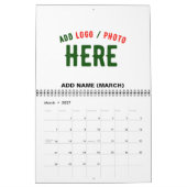 STIJLVOL MODERN  WIT GEVERIFIEERD BRANDED KALENDER (Mar 2027)