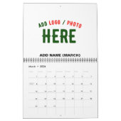 STIJLVOL MODERN  WIT GEVERIFIEERD BRANDED KALENDER (Mar 2026)