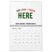 STIJLVOL MODERN  WIT GEVERIFIEERD BRANDED KALENDER (Feb 2026)