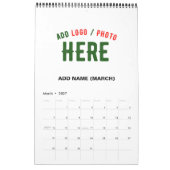 STIJLVOL MODERN  WIT GEVERIFIEERD BRANDED KALENDER (Mar 2027)