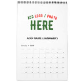 STIJLVOL MODERN  WIT GEVERIFIEERD BRANDED KALENDER (Jan 2026)