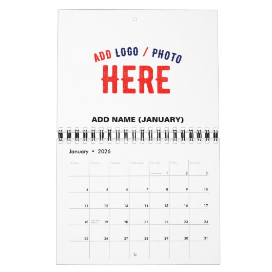 STIJLVOL MODERN  WIT GEVERIFIEERD BRANDED KALENDER (Jan 2026)