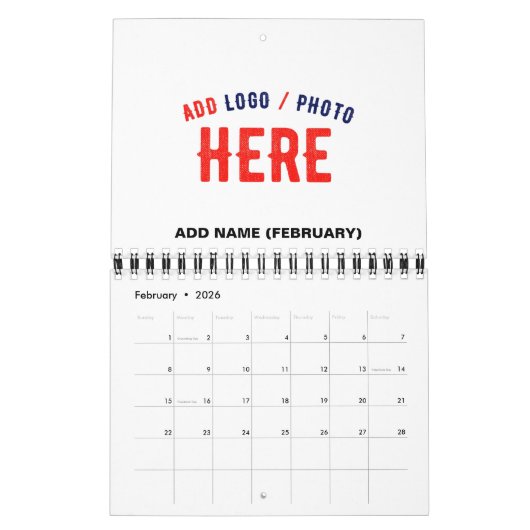 STIJLVOL MODERN  WIT GEVERIFIEERD BRANDED KALENDER (Feb 2026)