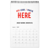 STIJLVOL MODERN  WIT GEVERIFIEERD BRANDED KALENDER (Mar 2027)