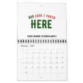 STIJLVOL MODERN  WIT GEVERIFIEERD BRANDED KALENDER (Feb 2027)