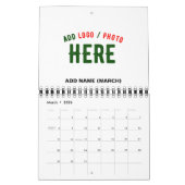 STIJLVOL MODERN WIT GEVERIFIEERD BRANDED KALENDER (Mar 2026)