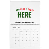 STIJLVOL MODERN WIT GEVERIFIEERD BRANDED KALENDER (Feb 2027)